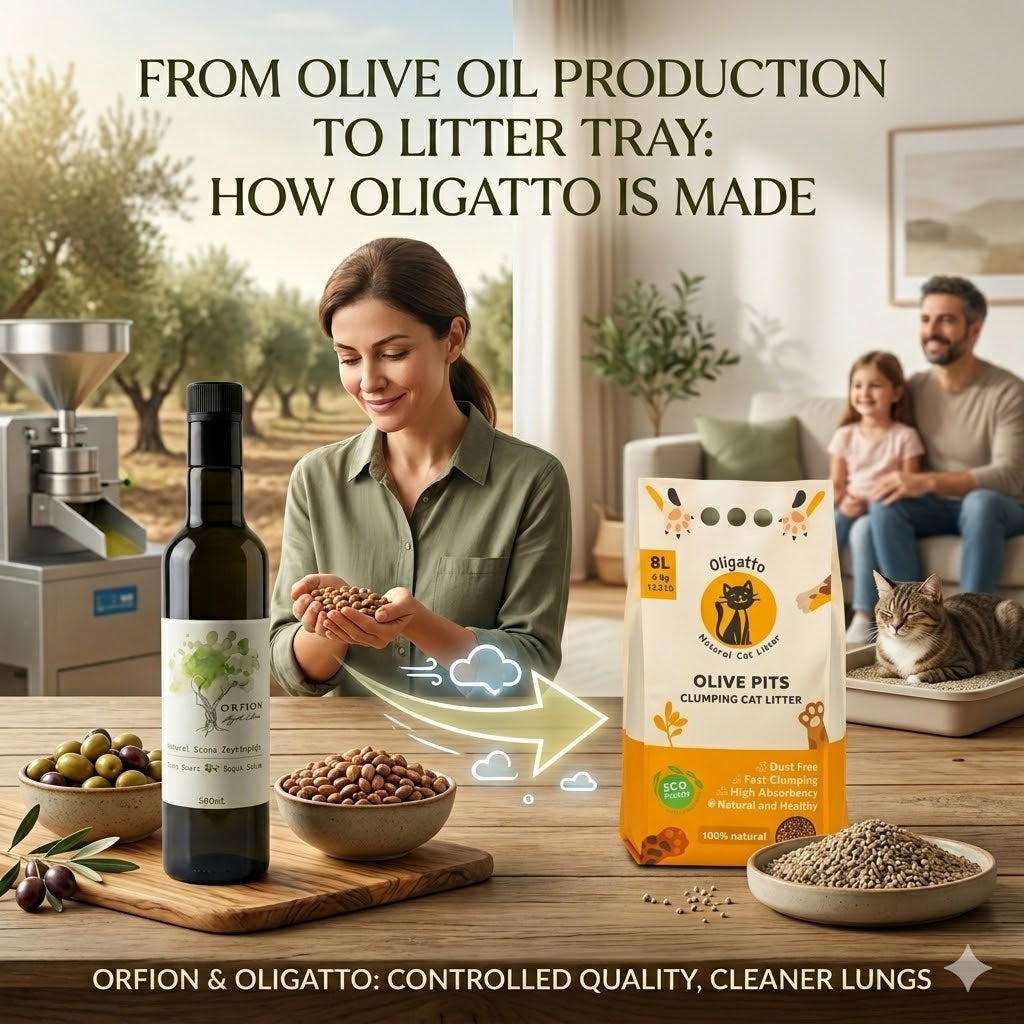 From Olive Oil Production to Litter Tray: How Oligatto Is Made